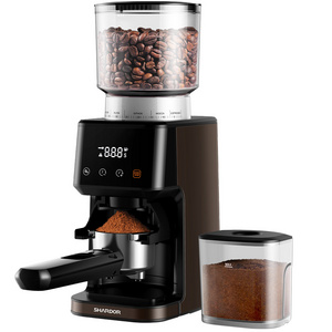 SHARDOR Automatic Flat Burr Coffee for French Press Drip Coffee and Espresso Electric Burr Coffee Grinder