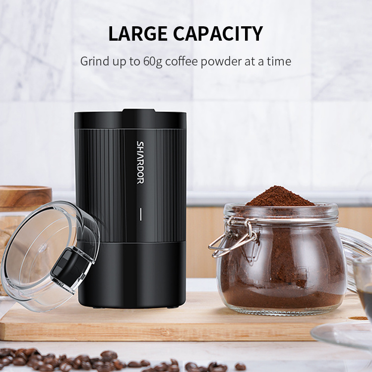 Low Noise Coffee Grinder Electric Herb Wet Grinder for Spices and Seeds Compact Body Kitchen Home Use Grinder