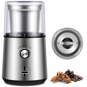 5 Cup Easy to Use Electric Coffee Grinder and Spice Grinder with Removable Dishwasher Safe Bowl Coffee Grinder