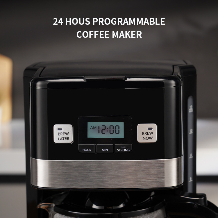 Anti-Drip Drip Coffee Maker 2 Hours After Brewing Complete Electric Coffee Maker The Carafe Plate Automatic Coffee Maker