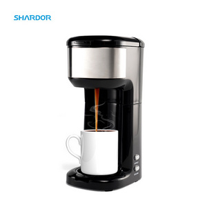 Iced Instant Coffee Machine K Cup & Ground Coffee Descaling Reminder and Self Cleaning Capsule Coffee Machine