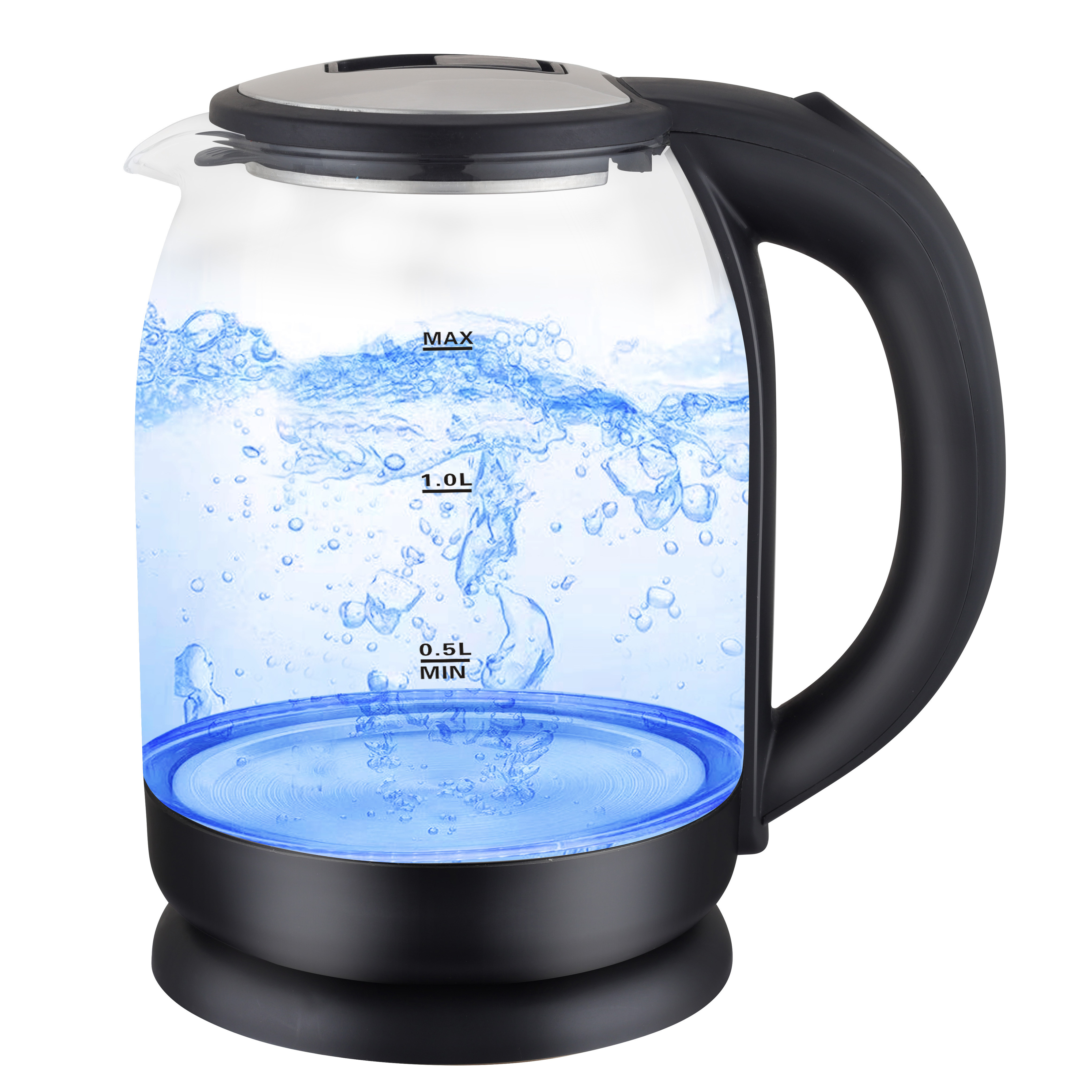 Most Popular Electric Kettle 1.8L1800W Glass Body Design Electric Water Kettle Glass for Home Appliance