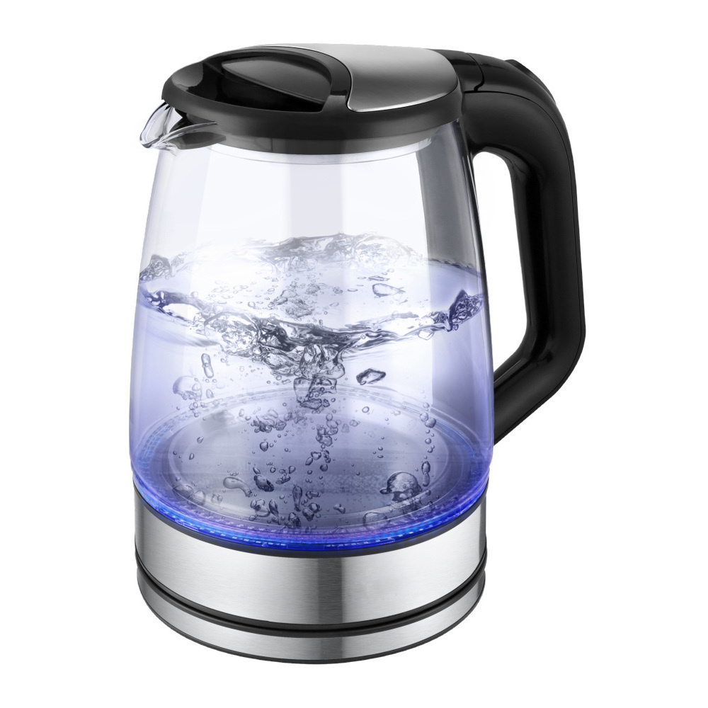 Factory wholesale 1.8l glass electric kettle for home hotel water tea coffee electric kettle