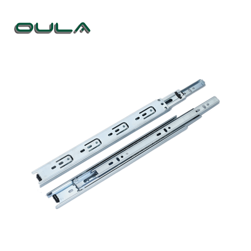 Furniture accessory 35 mm width full extension drawer runner sliding rail Ball Bearing  Telescope Channel  Drawer Slide