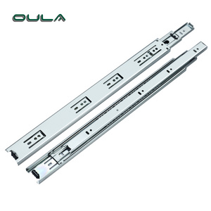 45mm standard thickness ball bearing drawer slide 40KGS heavy duty triple extension drawer slide rail