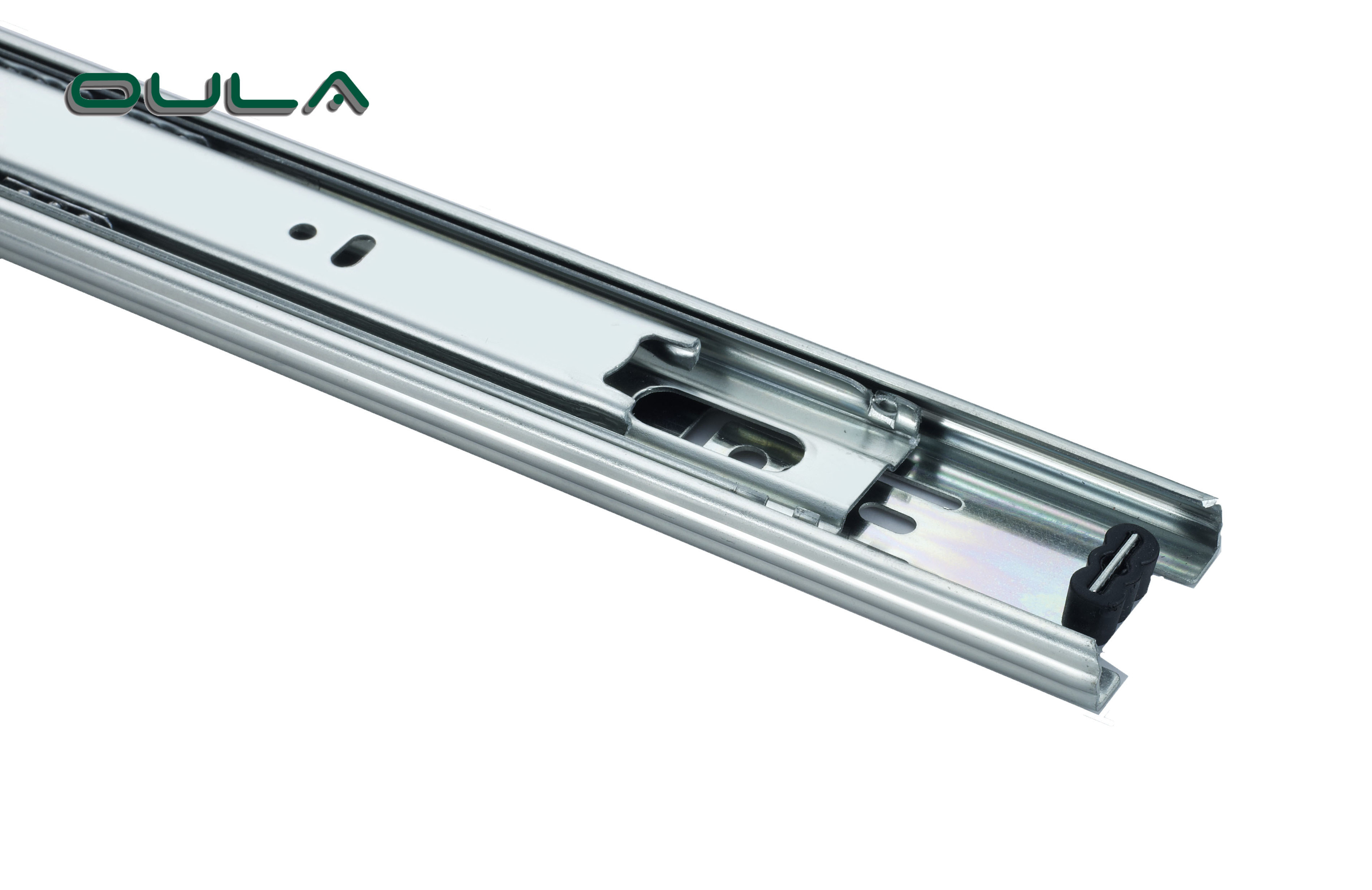 45mm standard thickness ball bearing drawer slide 40KGS heavy duty triple extension drawer slide rail