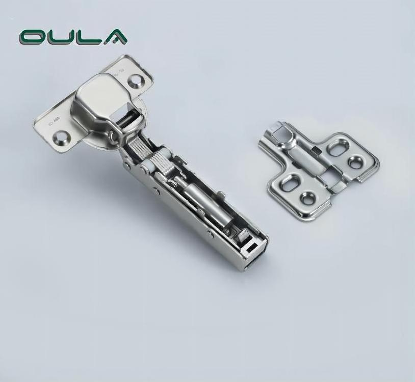 Factory wholesale 100g clip on interior concealed iron hydraulic hinge for wood kitchen cabinet box