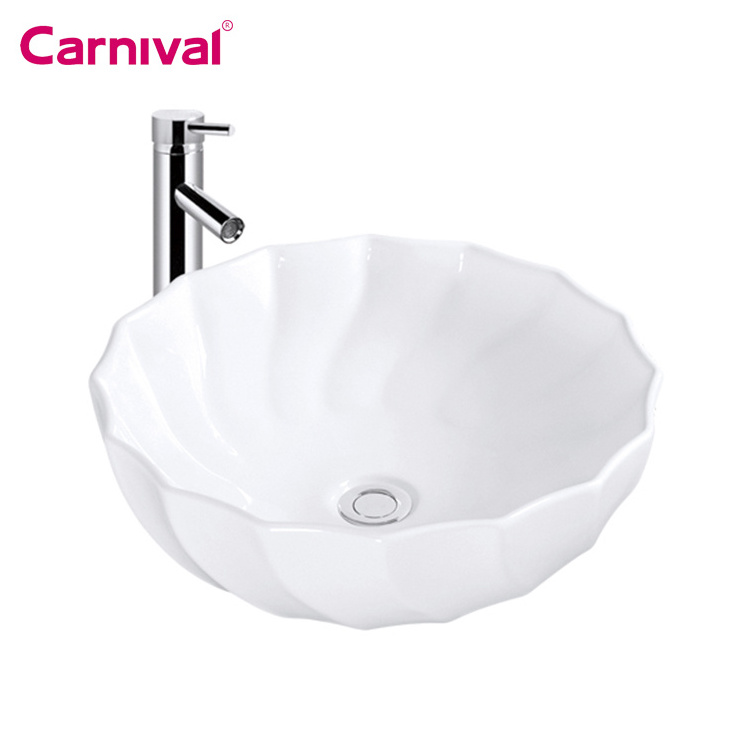 Chinese sanitary ware factory direct sell well oval shape porcelain counter top wash basin bathroom ceramic wash art basin sink