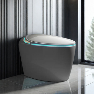 High-end top sale wc intelligent water closet floor mounted ceramic automatic luxury toilet bidet bathroom smart toilet bowl