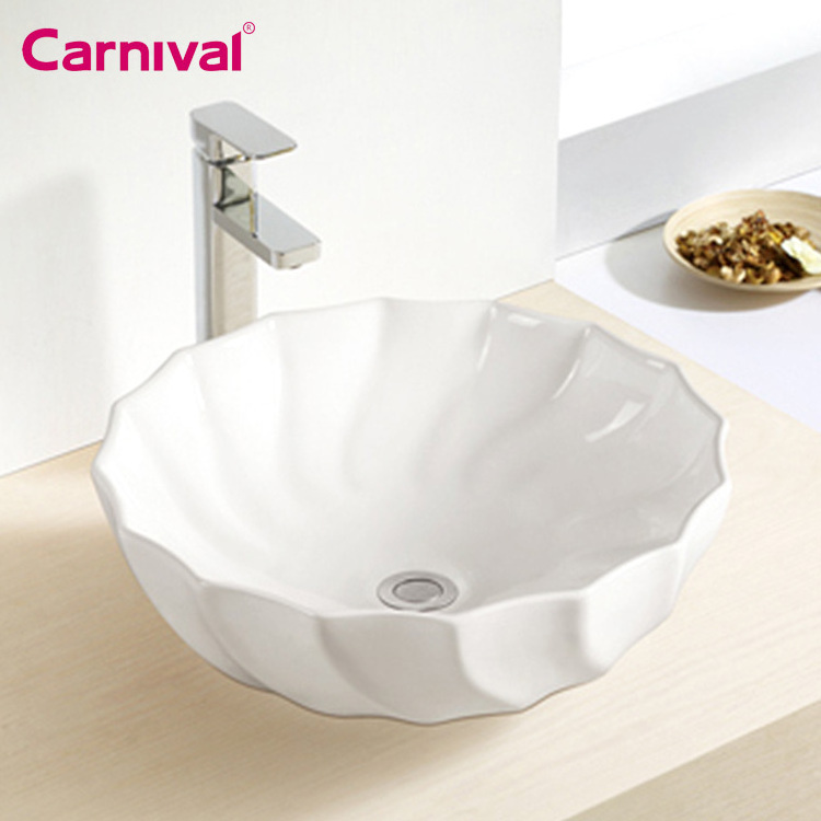 Chinese sanitary ware factory direct sell well oval shape porcelain counter top wash basin bathroom ceramic wash art basin sink