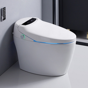 Modern style full function one piece water closet automatic toilet bowl ceramic smart intelligent wc toilet with bidet