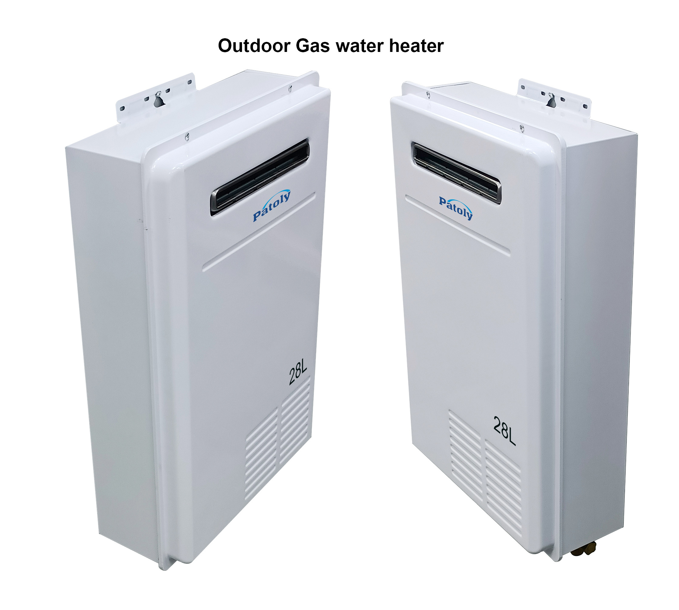 Outdoor 28L wall mounted non tank geyser non tank liquefied petroleum gas water heater for household instant bathroom gas