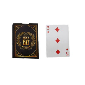 Free samples Custom Printing Your Own Personalized LOGO High Quality Matte Varnishing 280gsm Blue Core Poker Playing Cards