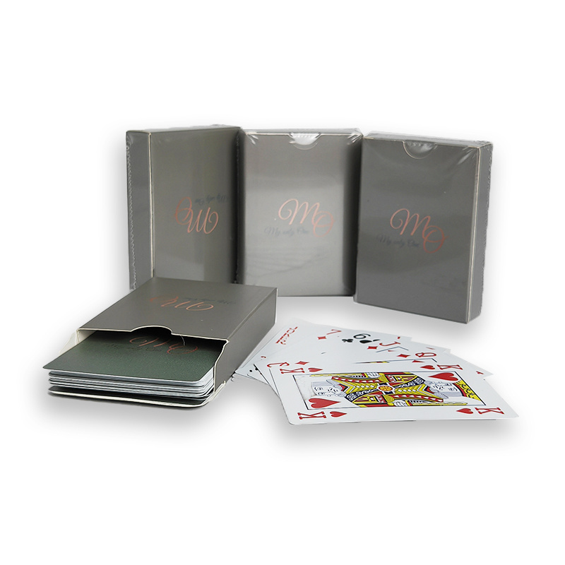 OEM Playing Cards Custom 100% Waterproof Plastic Poker With Light Not Pass Through The Cards