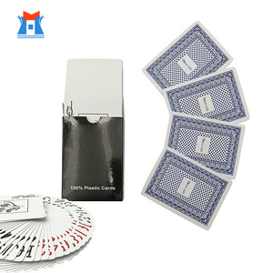 OEM Playing Cards Custom LOGO High Quality Waterproof Plastic Poker Cards With Glossy Varnishing Playing Card Boxes