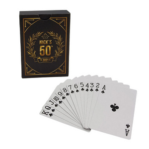 Free Sample Custom Printing Personalized Design And LOGO High Quality Paper Marked Poker Playing Card