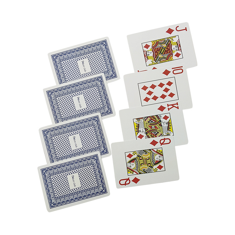 OEM Playing Cards Custom LOGO High Quality Waterproof Plastic Poker Cards With Glossy Varnishing Playing Card Boxes