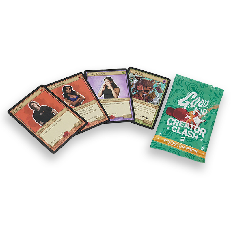 OEM Custom Matte Varnishing High Quality Holographic Anime Trading Cards And Card Sleeves