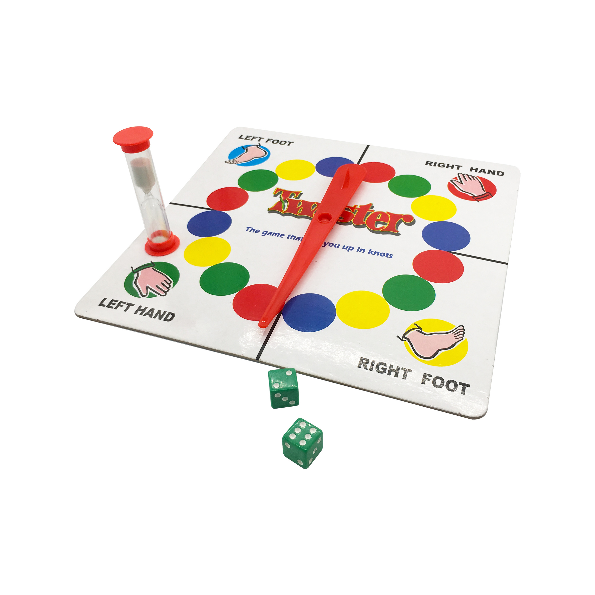 Custom design printed game board Turntable Board Game with plastic spinner