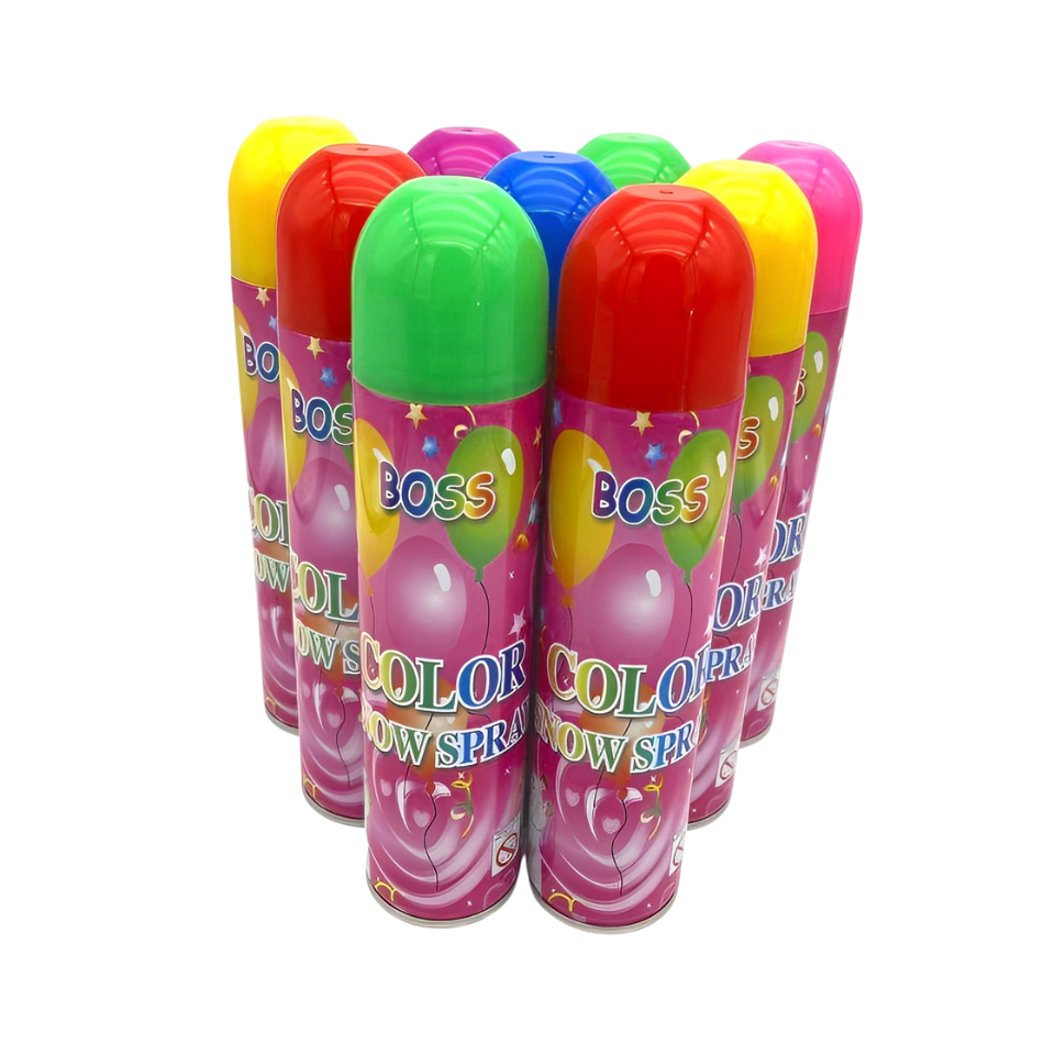 Hot sale Artificial Eco-friendly Colored Degradable Material Party Foam Snow Spray