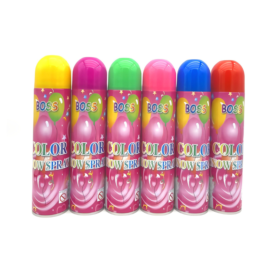 Hot sale Artificial Eco-friendly Colored Degradable Material Party Foam Snow Spray