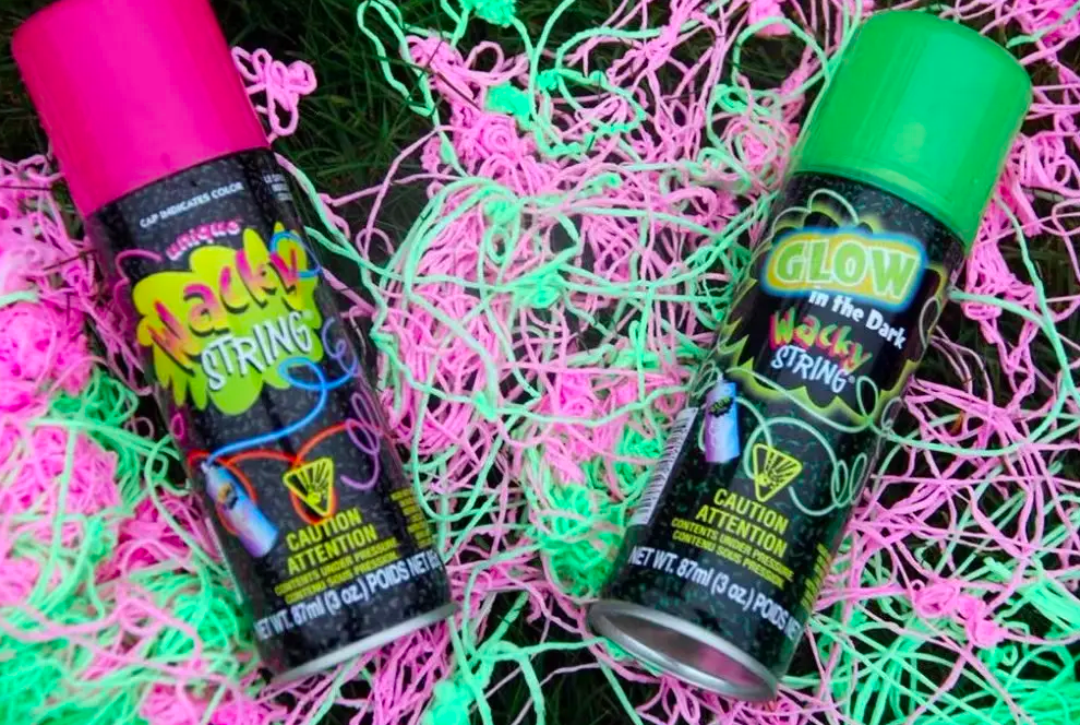 Wholesale crazy party can funny colorful silly string spray