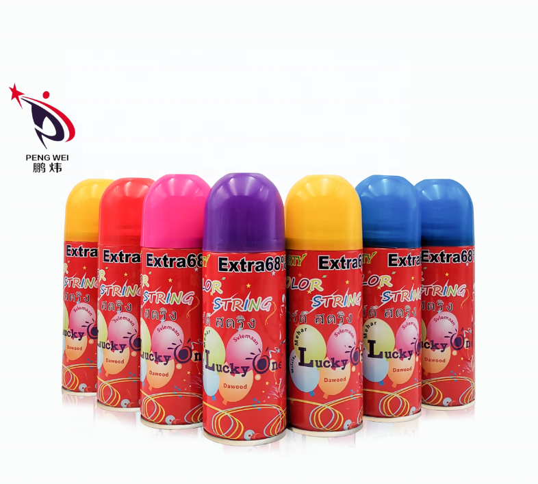 Festival Celebration Extra 68% wedding non flammable Halloween party  Crazy colorfulSilly string spray