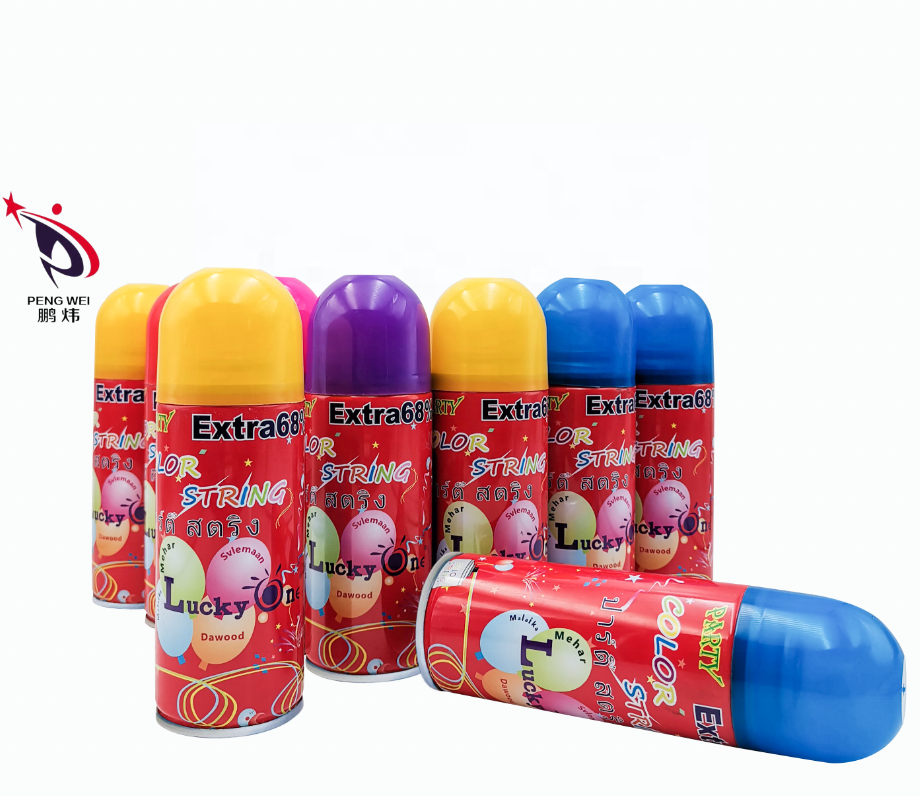 Festival Celebration Extra 68% wedding non flammable Halloween party  Crazy colorfulSilly string spray