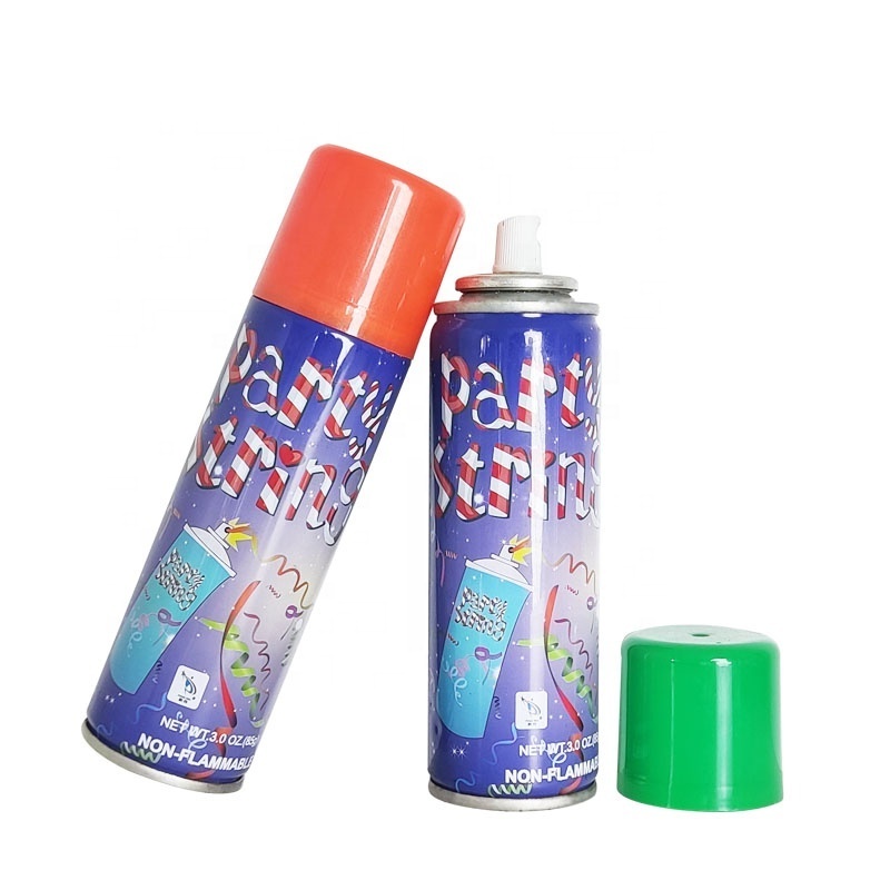 Wholesale 3oz non-Flammable Multicolor Biodegradable Silly String