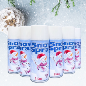 Snow Man Snow Spray Christmas Tree Ice Flocking  Snow Spray Window Glass Stencil  Party Decoration