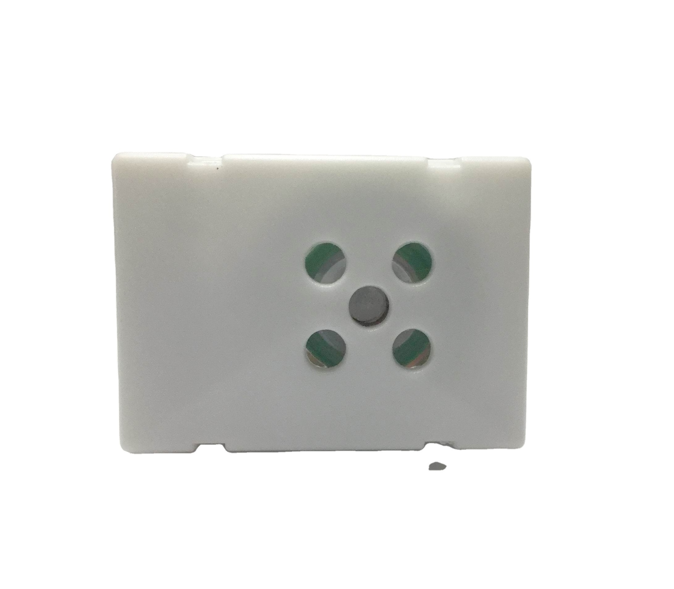 A012-programmable sound ic sensor sound box with external key flashing led light