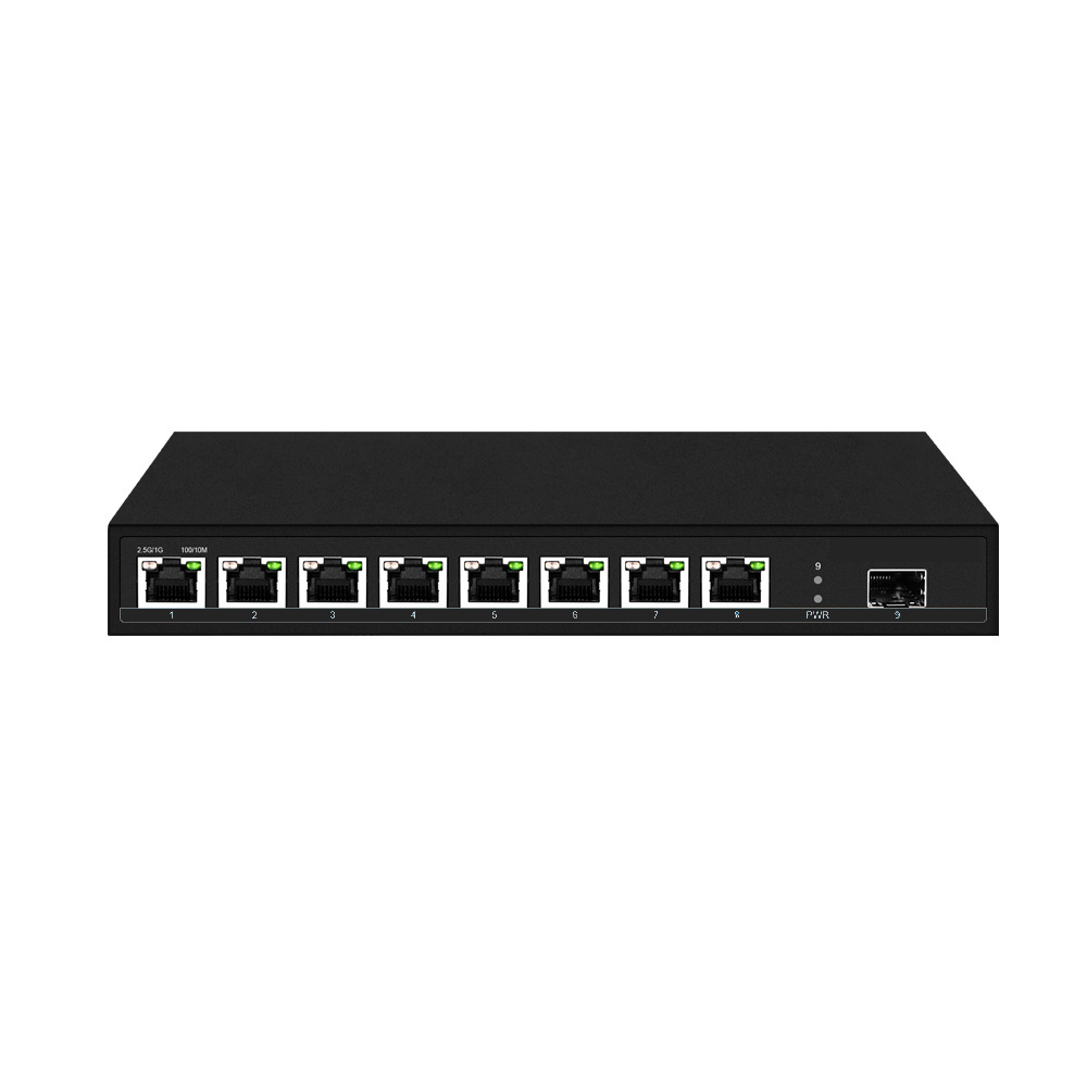 Easy Smart Web Managed 2.5G poe switch 4/5/8 port with 10G SFP