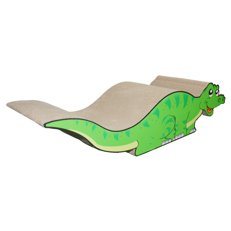 Crocodile shaped cardboard cat Scratcher