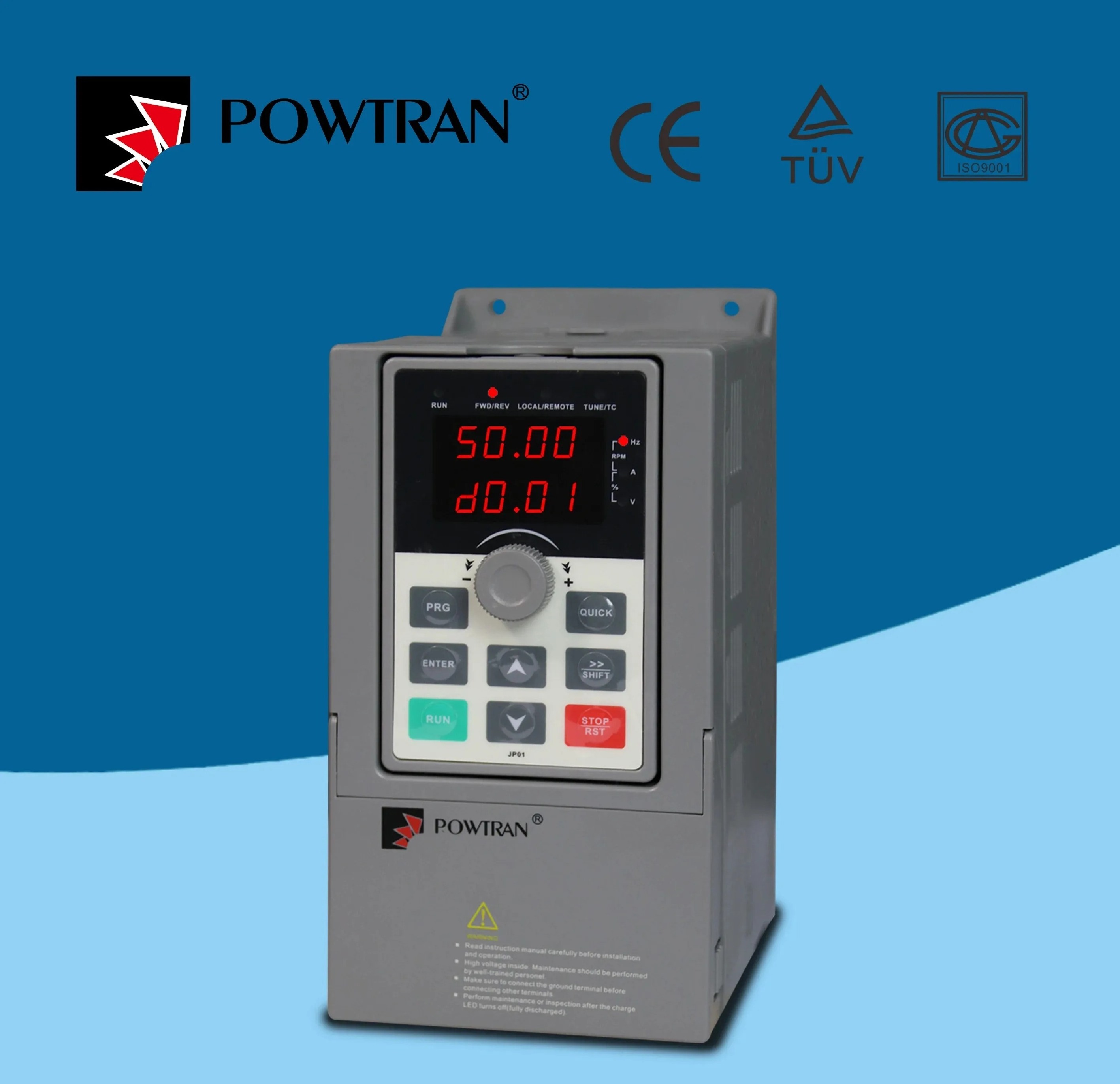 220V 7.5kw PI500 Single Phase To 3 Phase Inverter AC Variable Frequency Driver Converter VFD