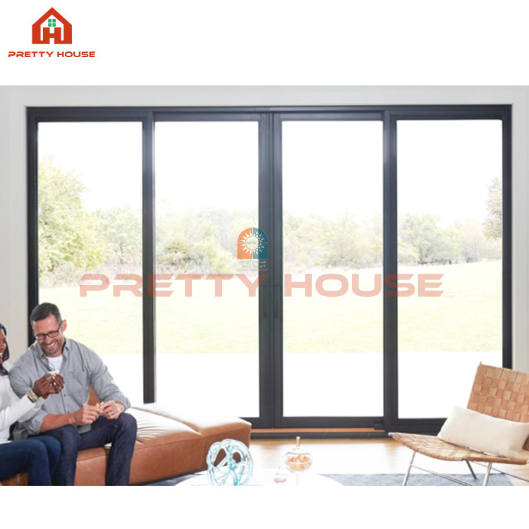 European style internal business sliding doors greenhouse soundproof sliding doors