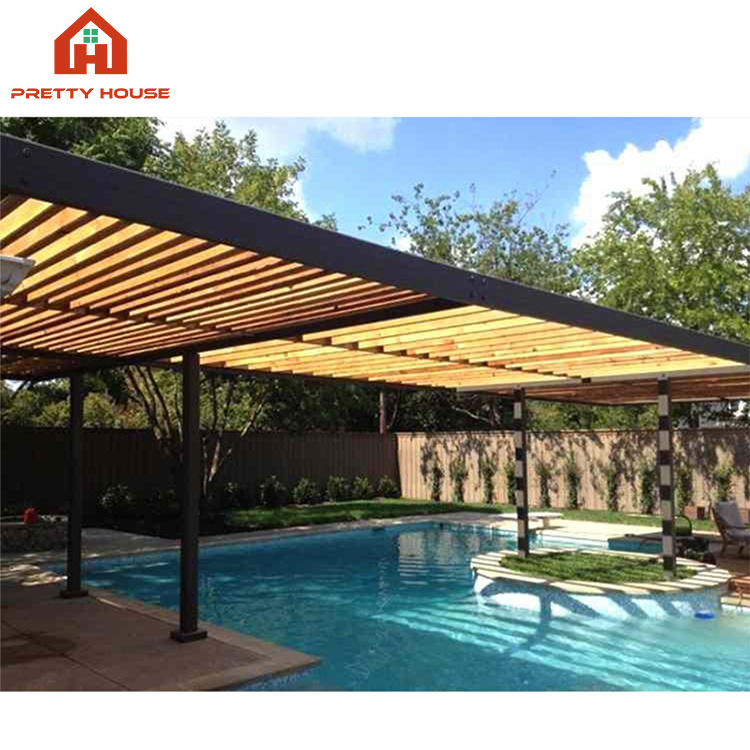 12x16 electric outdoor louver aluminum pergola