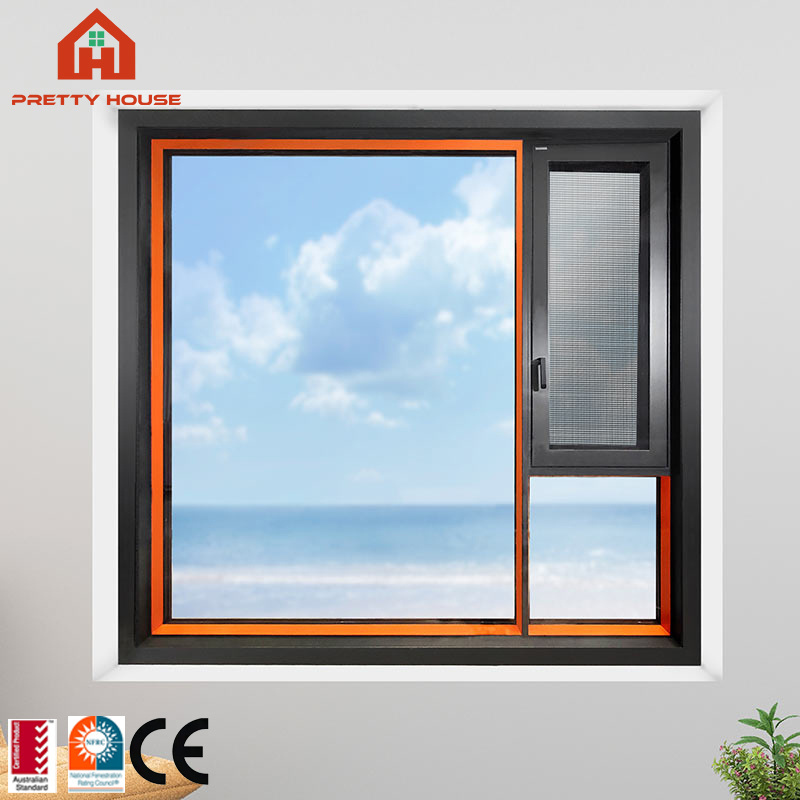 Triple aluminum single inswing casement window