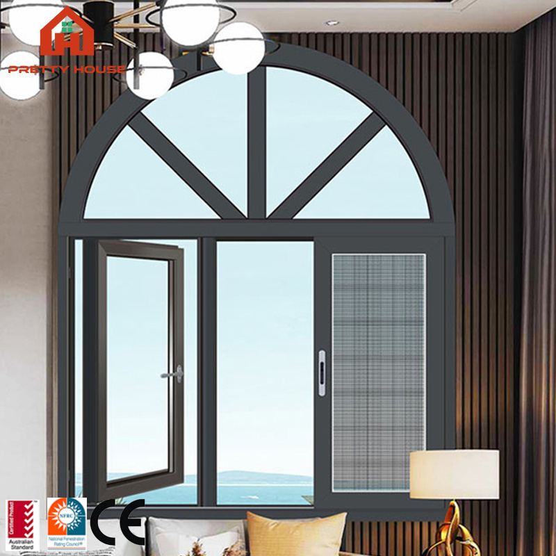 wholesale competitive price aluminum arch casement window