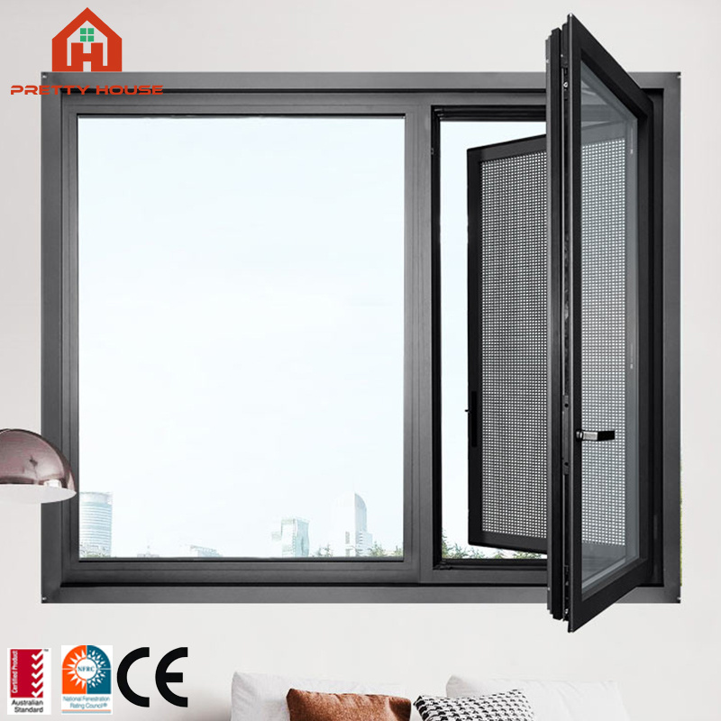 32x16 white vertical inswinging casement window