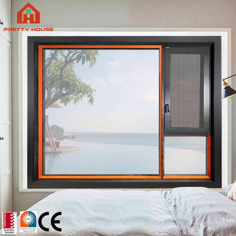 Triple aluminum single inswing casement window