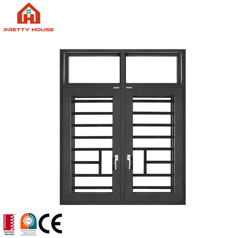 Triple aluminum single inswing casement window