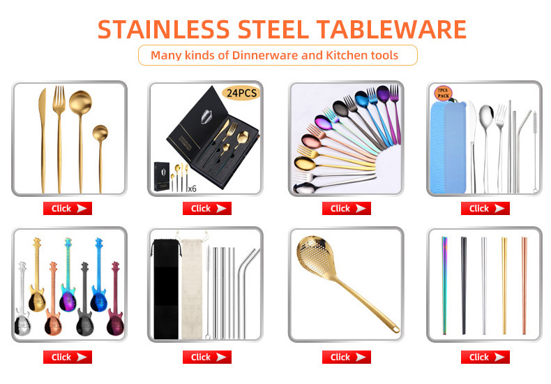 New Product Bamboo Design Handle Bulk Flatware 304  Stainless Steel Cutlery Gold Silverware Set