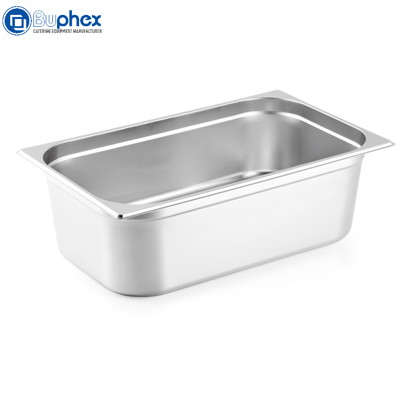 Buphex High quality catering equipment EU style 1/1-20 GN Pan stainless steel Food Storage Container GN Pan For Buffet