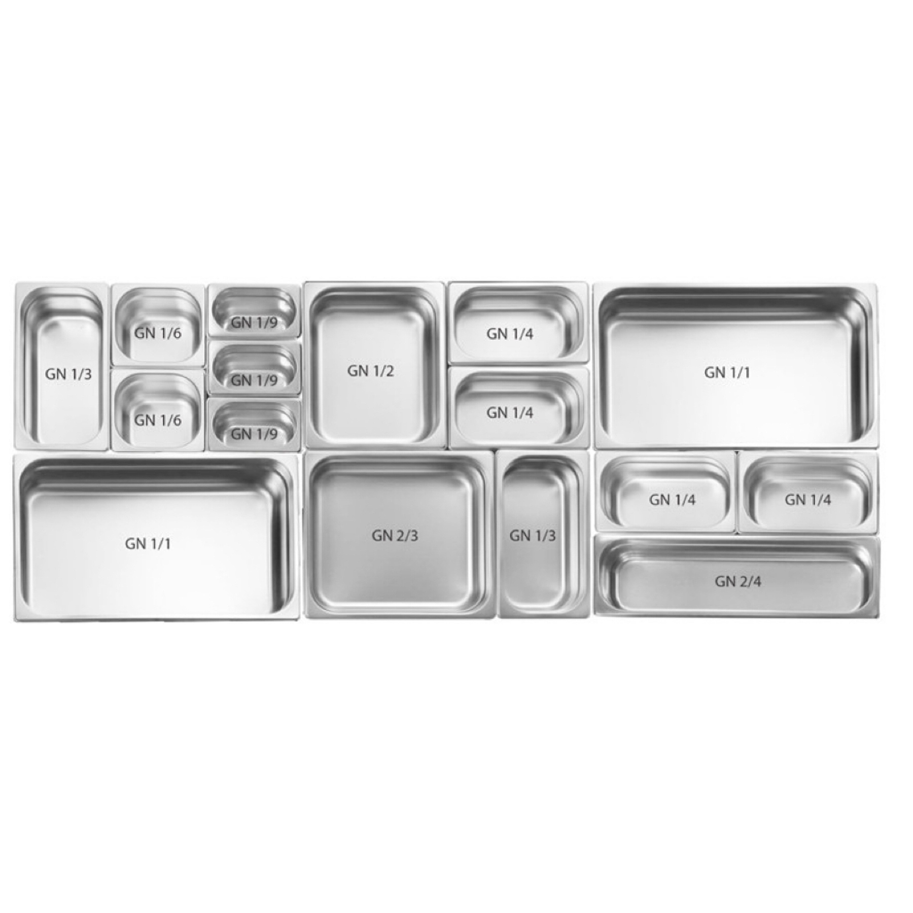 Buphex High quality catering equipment EU style 1/1-20 GN Pan stainless steel Food Storage Container GN Pan For Buffet