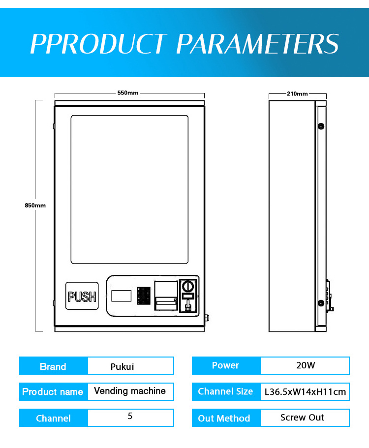 Mini Vending Dispenser/Snack Venidng Dispenser/Small Vending Dispenser with coin acceptor