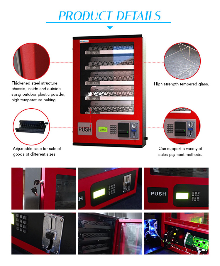 Mini Vending Dispenser/Snack Venidng Dispenser/Small Vending Dispenser with coin acceptor