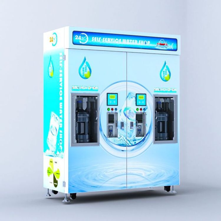 Automatic water vending machine/Bottled water vending machine/Double door vending machines with two dispensing window