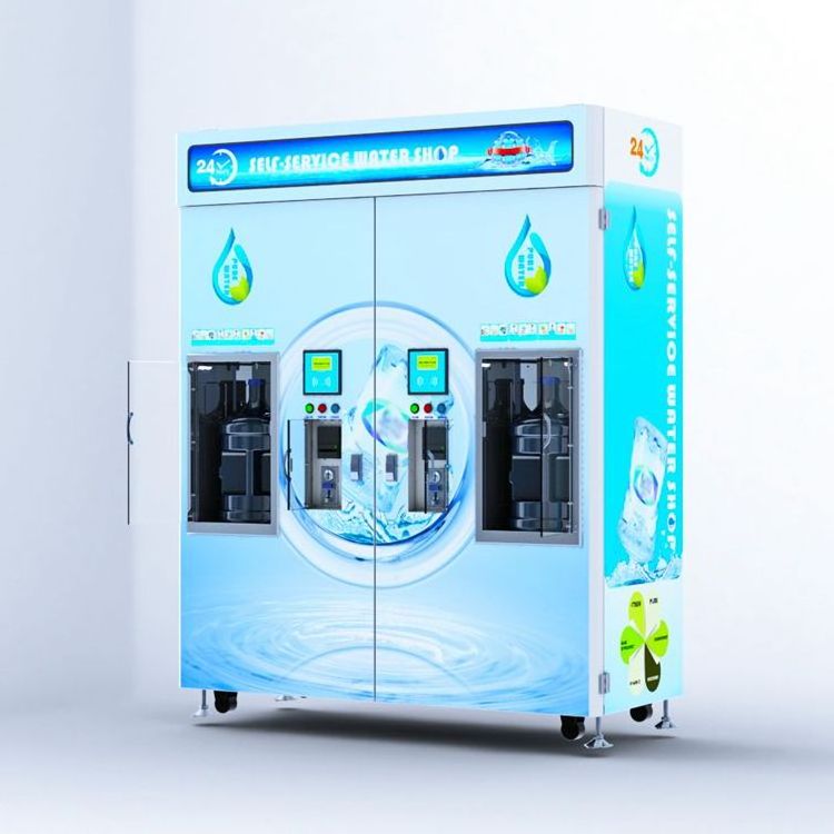 Automatic water vending machine/Bottled water vending machine/Double door vending machines with two dispensing window