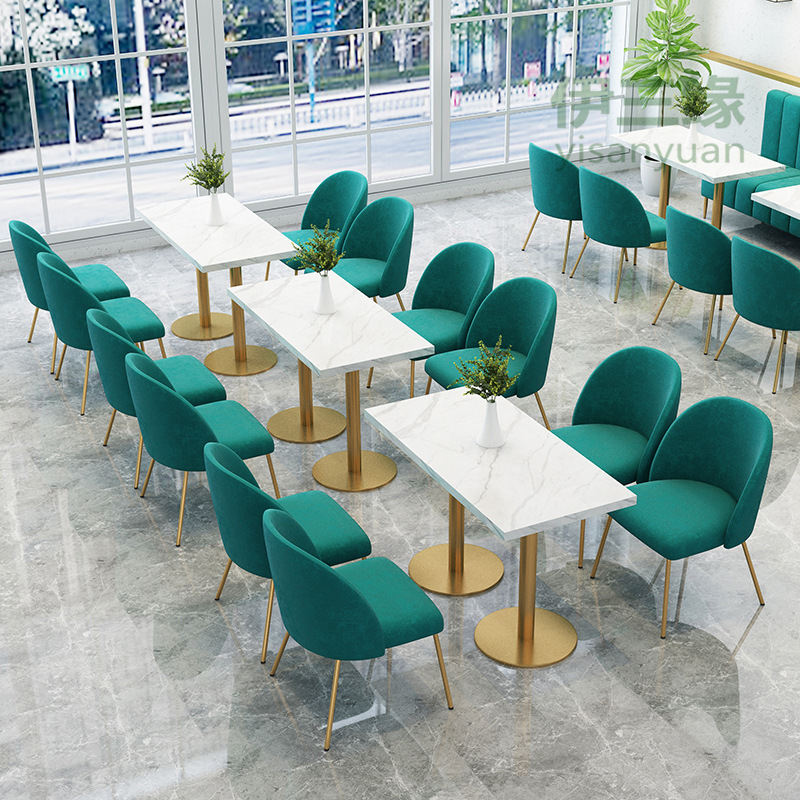 Restaurant booth seating Commercial use marble table restaurant chairs booth furniture