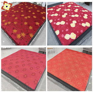 Printed Muslin Fabric Mattress Cover Warp Knitted Gold Powder Printed Mattress Fabric Cheap Upholstery Wholesale Fabrics